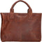Hide & Stitches Discover - Handtas - Hoofdvak met rits - Donkerbruin