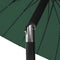 vidaXL - Parasol - met - aluminium - paal - 270 - cm - groen