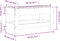 vidaXL - Tuinvoetenbank - 62x30x32 - cm - geïmpregneerd - grenenhout