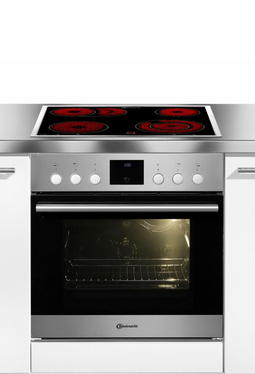 BAUKNECHT HEKO TANGO - Fornuisset - Oven 65L A+ met keramische kookplaat - RVS