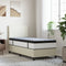 vidaXL - Pocketveringmatras - middelhard - 90x190 - cm - superkingsize
