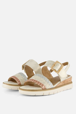 Marco Tozzi 237805 - Sandalen - Comfort voetbed - Beige