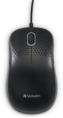 Verbatim Silent USB-A 1000dpi muis - Klikgeluidloos - Zwart