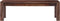 vidaXL - Salontafel - 110x50x35 - cm - massief - hout - grijs