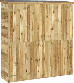 vidaXL - Tuinschuur - 163x50x171 - cm - massief - grenenhout