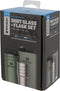 Stanley Adventure Pre-Party Shotglazen & Heupfles Set - RVS - BPA Vrij - Vaatwasserbestendig - Hammertone Green