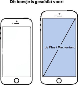 TPU iPhone 6 Plus hoesje transparant Wit