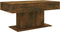 vidaXL - Salontafel - 96x50x45 - cm - bewerkt - hout - gerookt - eikenkleurig
