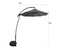Florida Zweefparasol Rond - Antraciet, Ø300 cm