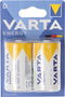 Varta ENERGY D - Alkaline batterijen LR20/D/Mono 1,5V - Langere levensduur en betrouwbare prestaties (2 stuks)
