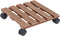 vidaXL - Plantentrolleys - 2 - st - 30x30x7,5 - cm - HKC - bruin