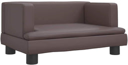 vidaXL - Hondenmand - 60x40x30 - cm - kunstleer - bruin
