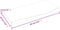 vidaXL - Wastafelblad - 60x30x2 - cm - behandeld - massief - hout - donkerbruin