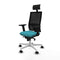 Bureaustoel met hoofdsteun Piqueras y Crespo 2D026N1 Turkoois