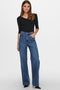 ONLY ONLHOPE EX HW WIDE DNM ADD465 NOOS - Dames Jeans - Wijd vallend 5 pocket model met hoge taille - Maat 30/32