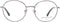 Gant GA4090 50072 bril zonder sterke - Dames - Roze
