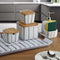 Zoutvaatje met deksel Versa G-LINES Keramisch 8,8 x 8,5 x 8,8 cm