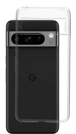 Mobiparts Classic TPU Case - Google Pixel 8 Pro - Minimalistisch ontwerp met grip coating - Transparant