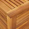 vidaXL - Tuinbox - met - jaloezieën - 60x50x56 - cm - massief - acaciahout