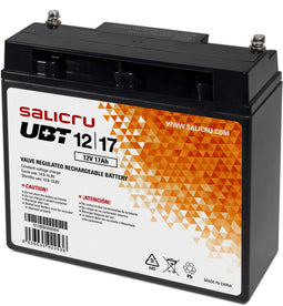 Salicru UBT 17Ah - Lood-zuur Accu 12V - Onderhoudsvrij - 5 jaar levensduur