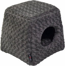 Jack and Vanilla Huisdierengrot Softy S 40x40x39 cm rosette grijs