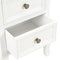 vidaXL Nachtkastje - 2 lades - MDF - wit - 35x30x49 cm (2 stuks)