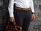 Zenino Colton - Lederen riem - Verstelbaar - Cognac - 105cm