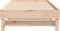 vidaXL - Slaapbank - uitschuifbaar - massief - grenenhout - 2x(75x190) - cm