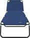 vidaXL - Vouwbare - Ligstoel - Draagbaar - Blauw - 600D - Oxford - Stof