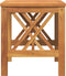 vidaXL - Tuin - Bijzettafel - Bruin - 45x45x50 - cm - Massief - Acaciahout