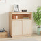 vidaXL - Dressoir - 70x34x80 - cm - massief - grenenhout