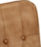 vidaXL - Schommelstoel - in - vintage - stijl - canvas - bruin