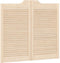 vidaXL - Draaideuren - louvre - design - 2-Paar - 90x80 - cm - massief - grenenhout