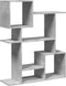 vidaXL - Kamerscherm - / - boekenkast - 92x29x112 - cm - hout - betongrijs