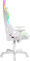Deltaco GAM-080-W - Gaming chair - RGB-verlichting 332 standen - Kunstleer