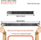 Elastische Klittenband Bindstrips 30 cm - Antislip Siliconen - Zwart - 8 Stuks