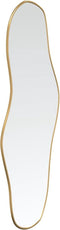 vidaXL - Wandspiegel - 100x45 - cm - goudkleurig