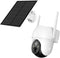 Arenti GO2T - Beveiligingscamera voor buiten - 2K 3MP - Accu met Zonnepaneel - 360 graden Beweegbaar - IP65 Waterdicht - Wit