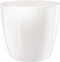 Elho Brussels Diamond Rond 22 - Bloempot voor Binnen - Ø 22.4 x H 20.1 cm - Wit