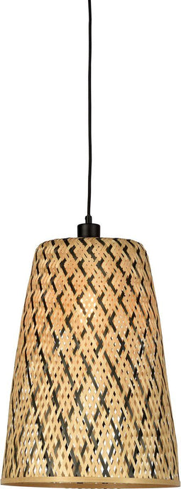 GOOD&MOJO Hanglamp Kalimantan - Bamboe - Ø34cm - Scandinavisch,Bohemian - Hanglampen Eetkamer, Slaapkamer, Woonkamer