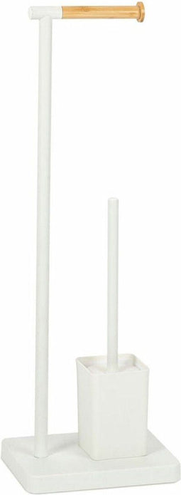 Toiletpapierhouder met borstelstandaard Andrea House ba72127 Metaal