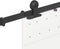 vidaXL - Doos - met - onderdelen - voor - schuifdeur - 152,5 - cm - staal - zwart