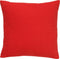 Dutch Decor JAMES - Kussenhoes 45x45 cm - duurzaam katoen - effen kleur - Aurora Red - rood - met rits