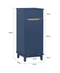 SoBuy BZR114-B - Badkamerkast - 1 lade 1 uitneembare wasmand - Blauw