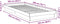 vidaXL - Bedframe - zonder - matras - 100x200 - cm - massief - hout - eiken