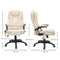 HOMCOM® bureaustoel massage- en warmtefunctie kantoorstoel directiestoel gaming stoel massagestoel m