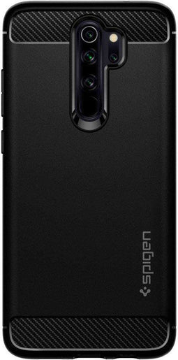 Spigen Redmi Note 8 Pro - Rugged Armor - Mil-grade met Air Cushion Technology - Zwart