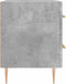 vidaXL - Nachtkastje - 40x35x47,5 - cm - bewerkt - hout - betongrijs