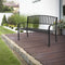 Pro Garden Tuinbank - 127x50x85 cm - Zwart - Metaal