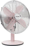 Bestron DFT35R - Tafelventilator - 3 snelheden en 75° draaifunctie - Roze